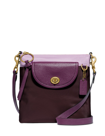 Coach Colorblock Nylon Cargo Crossbody