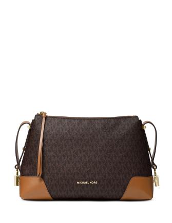 Michael Michael Kors Crosby Signature Messenger Shoulder Bag