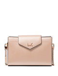 Michael Michael Kors Crossgrain Leather Crossbody Clutch