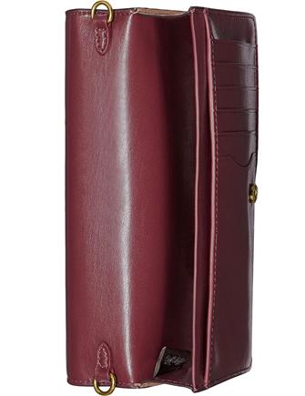 Coach Crystal Applique Slim Phone Crossbody in Refined Leather
