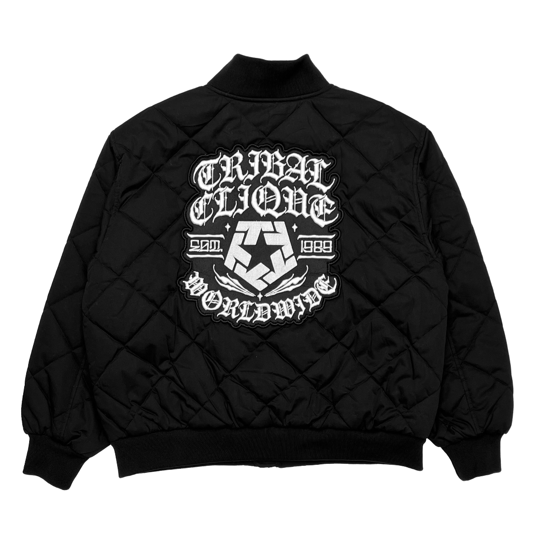 Rocker Patch - Diamond Quilted Jacket
