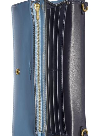 Coach Hayden Denim Crossbody with Tea Rose Applique