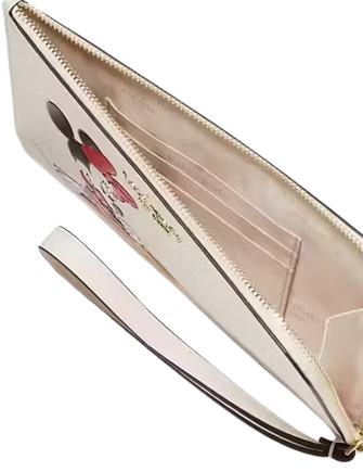 Kate Spade New York Disney X Kate Spade New York Minnie Medium L-Zip Wristlet