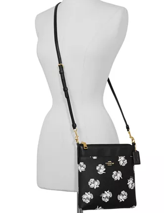 Coach Floral Print Kitt Crossbody