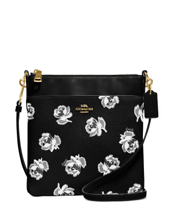 Coach Floral Print Kitt Crossbody