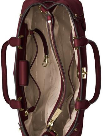 Michael Michael Kors Gramercy Polished Leather Satchel