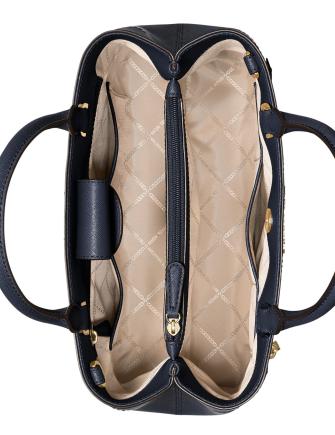 Michael Michael Kors Hailee Crossgrain Leather Satchel