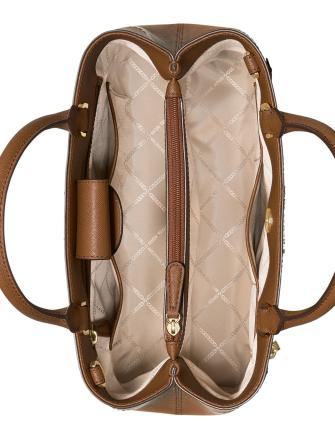 Michael Michael Kors Hailee Crossgrain Leather Satchel