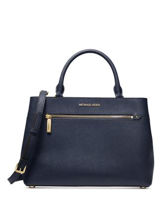 Michael Michael Kors Hailee Crossgrain Leather Satchel