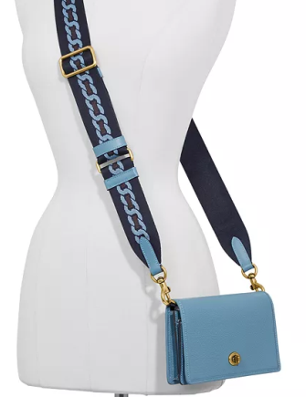 Coach Hayden Leather Crossbody with Webbed Strap