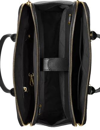 Michael Michael Kors Houston Double Zip Crossgrain Leather Satchel