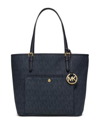 Michael Michael Kors Jet Set Signature Large Snap Pocket Tote