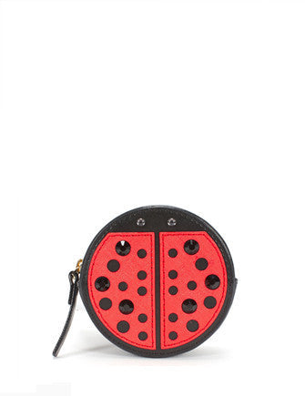 Kate Spade New York Turn Over A New Leaf Ladybug Coin Purse