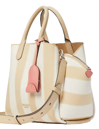 Kate Spade New York Avenue Awning Stripe Medium Satche