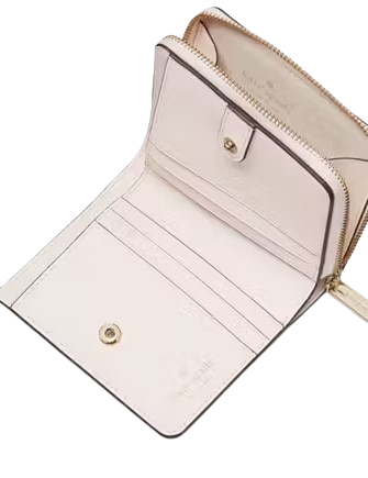 Kate Spade New York Boxed Madison Strawberry Garden Small Zip Around Bifold Wallet