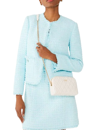 Kate Spade New York Carey Smooth Quilted Leather Mini Camera Bag