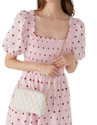 Kate Spade New York Carey Smooth Quilted Leather Mini Camera Bag