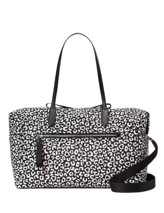 Kate Spade New York Chelsea Leopard Heart Weekender