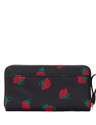 Kate Spade New York Chelsea Rose Toss Printed Large Continental Wallet