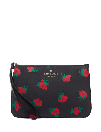 Kate Spade New York Chelsea Rose Toss Printed Medium Wristlet Pouch