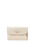 Kate Spade New York Dumpling Croc Embossed Small Card Holder