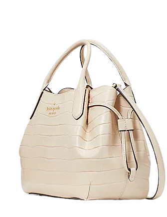 Kate Spade New York Dumpling Croc Embossed Small Satchel