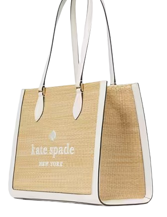 Kate Spade New York Ellie Straw Large Tote