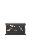 Kate Spade New York Gala Stone Embellished Flap Chain Wallet