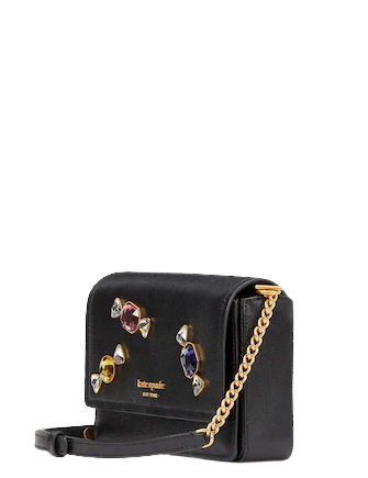 Kate Spade New York Gala Stone Embellished Flap Chain Wallet