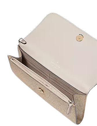 Kate Spade New York Glimmer Medium Flap Wristlet