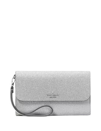 Kate Spade New York Glimmer Medium Flap Wristlet