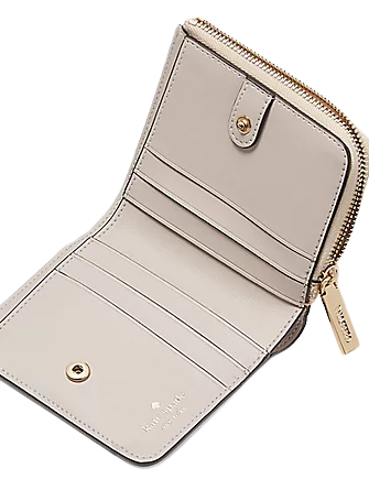 Kate Spade New York Glimmer Boxed Small L-zip Wallet
