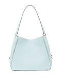 Kate Spade New York Leila Pebbled Leather Whipstitch Medium Triple Compartment Shoulder Bag