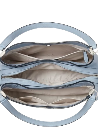 Kate Spade New York Leila Snake Embossed Medium Triple Compartment Shoulder Bag