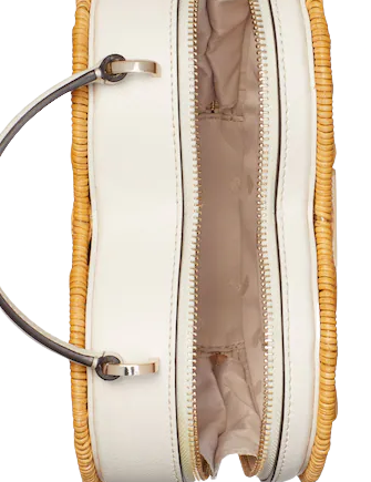 Kate Spade New York Love Shack Heart Wicker Crossbody