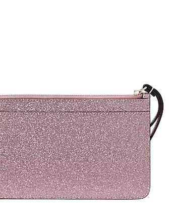 Kate Spade New York Lucy Glitter Medium L-Zip Wristlet