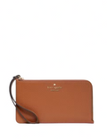 Kate Spade New York Lucy Pebbled Leather Medium L-zip Wristlet
