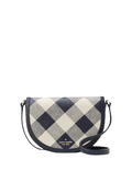 Kate Spade New York Luna Gingham Crescent Crossbody