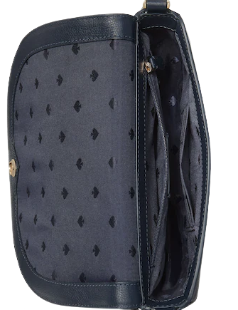 Kate Spade New York Luna Gingham Crescent Crossbody