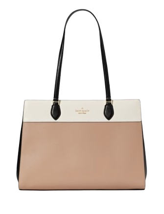 Kate Spade New York Madison Colorblock Saffiano Leather East West Laptop Tote