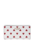 Kate Spade New York Madison Heartfelt Geo Boxed Large Slim Bifold Wallet
