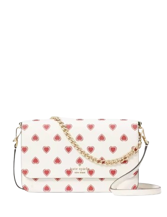 Kate Spade New York Madison Heartfelt Geo Flap Crossbody