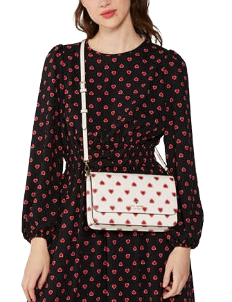 Kate Spade New York Madison Heartfelt Geo Flap Crossbody