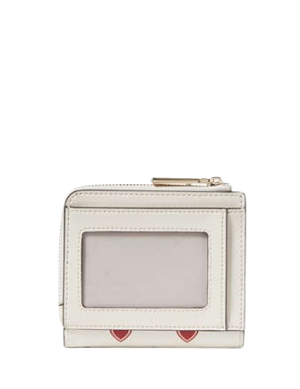 Kate Spade New York Madison Heartfelt Geo Boxed Small L-zip Bifold Wallet