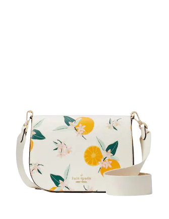 Kate Spade New York Madison Orange Toss Saddle Bag