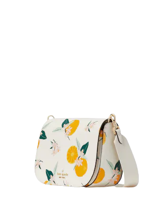 Kate Spade New York Madison Orange Toss Saddle Bag