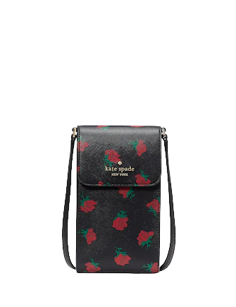 Kate Spade New York Madison Rose Toss Printed North South Crossbody