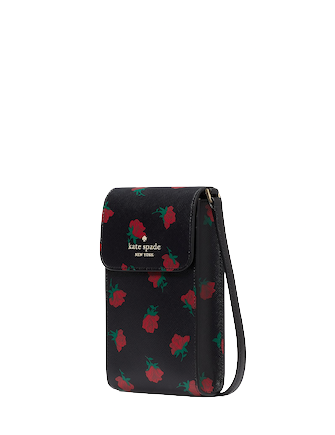 Kate Spade New York Madison Rose Toss Printed North South Crossbody