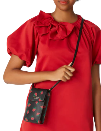 Kate Spade New York Madison Rose Toss Printed North South Crossbody