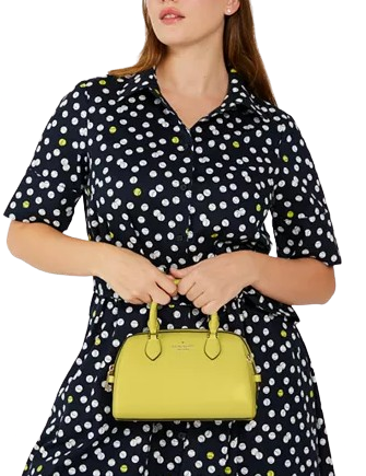 Kate Spade New York Madison Saffiano Leather Duffle Crossbody